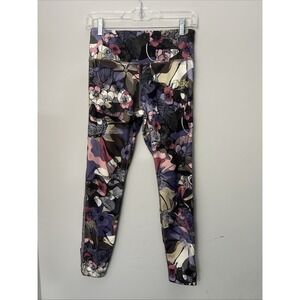 Nike High Stretch Epic Fast Running Woven Leggings Floral Women's M